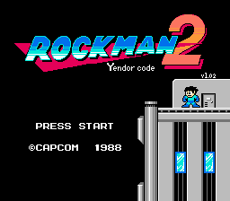 Rockman 2 Yendor Code Title Screen